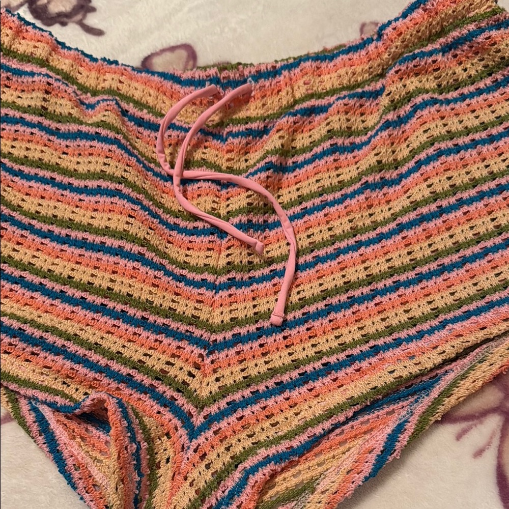 Celebrity Pink Multicolor Beach short